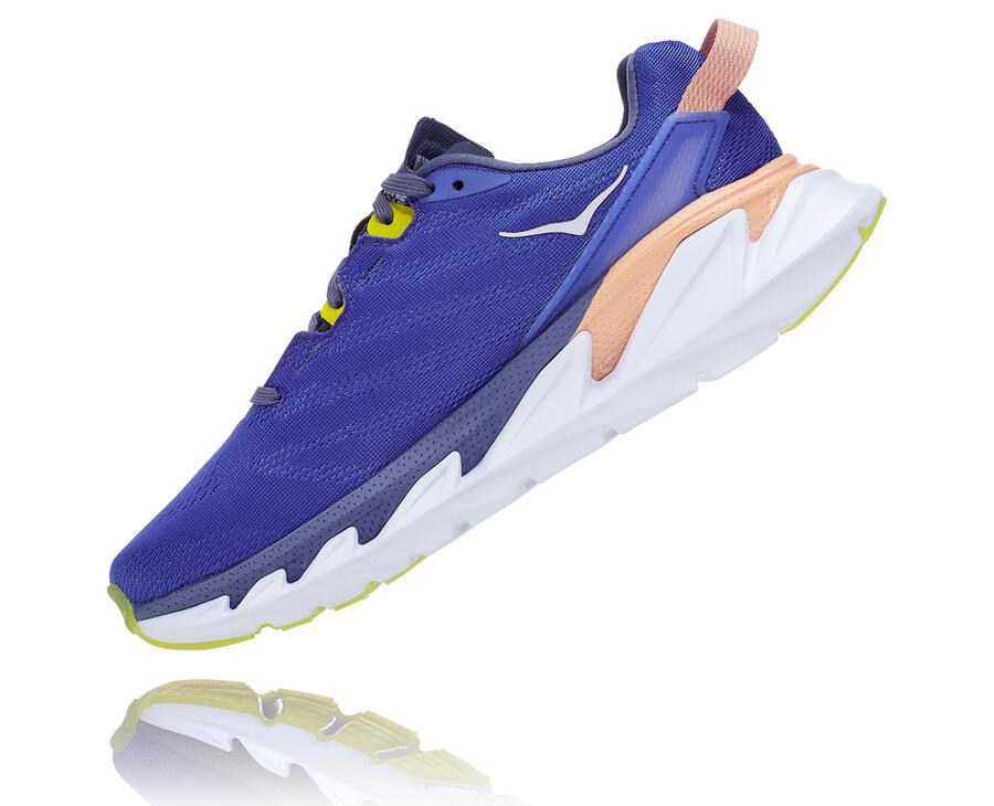 Zapatillas Running Hoka One One Mujer - Elevon 2 - Azules/Blancas - PGS719036